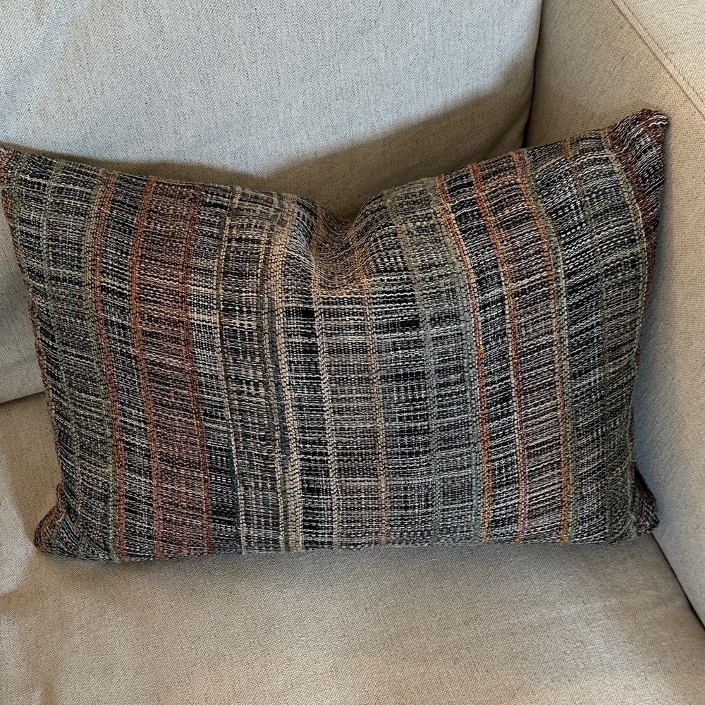 Crate & Barrel Shenoy Accent Pillow 15”x22” *NWOT